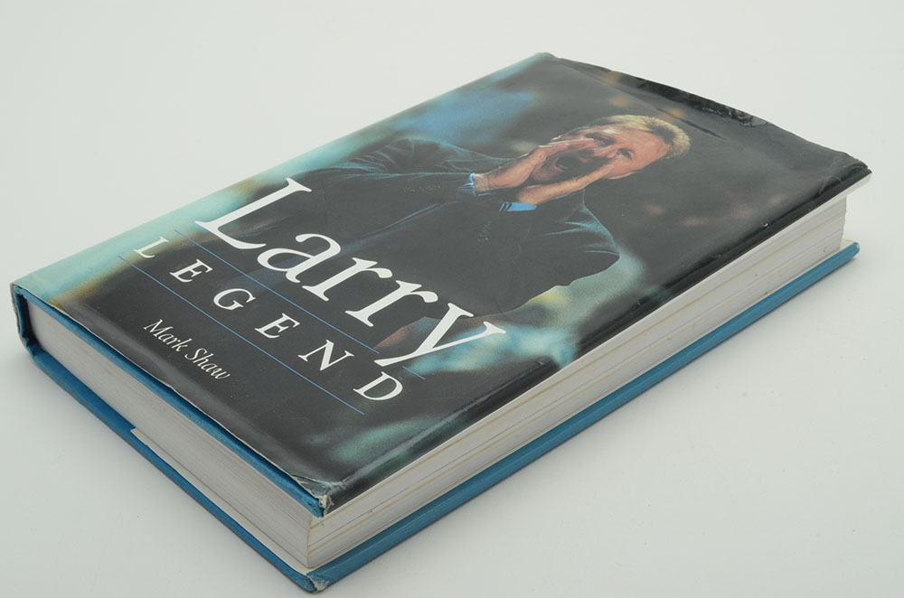 Mark Shaw Signed "Larry Legend" Book