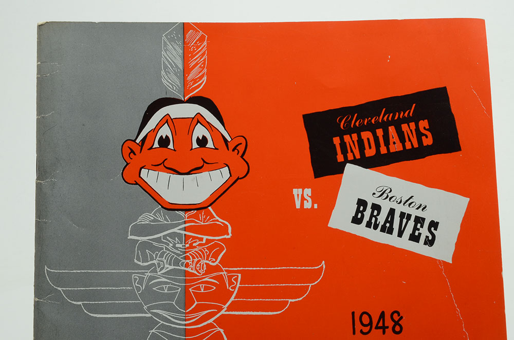 1948 World Series Program Indians Vs. Braves