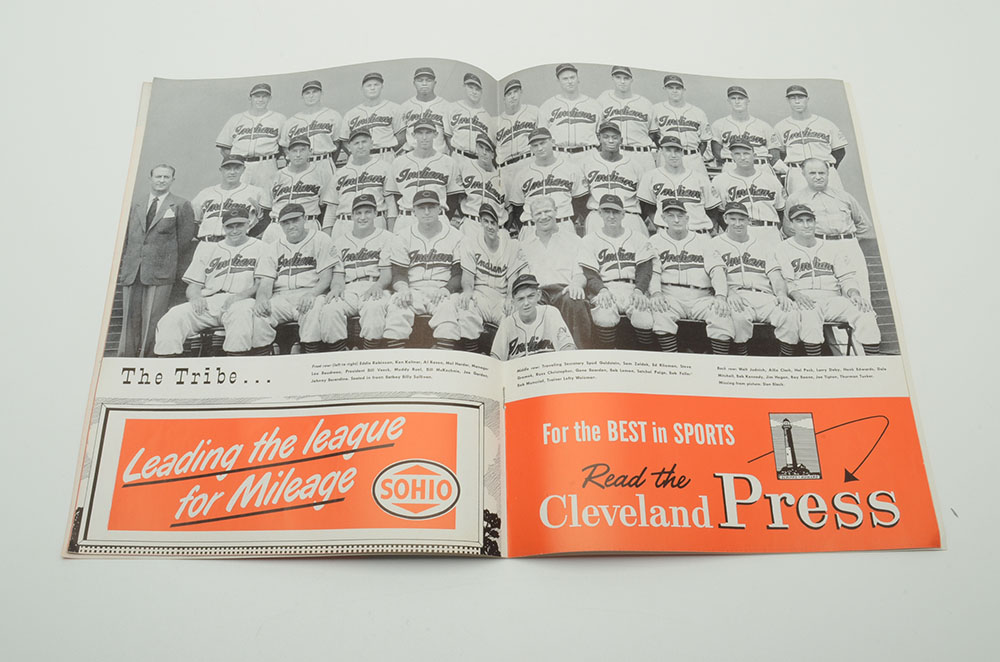1948 World Series Program Indians Vs. Braves