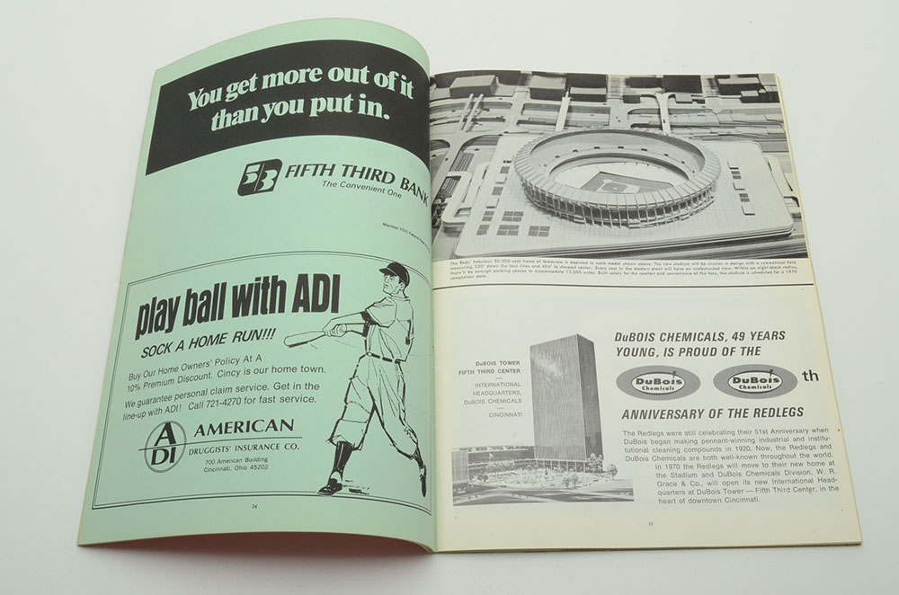 1966 and 1969 Cincinnati Reds Yearbooks