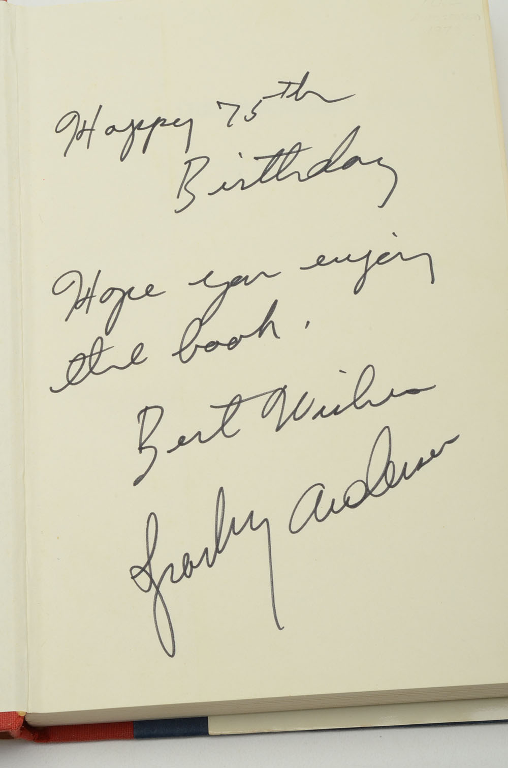 Signed First Edition Sparky Anderson "The Main Spark"