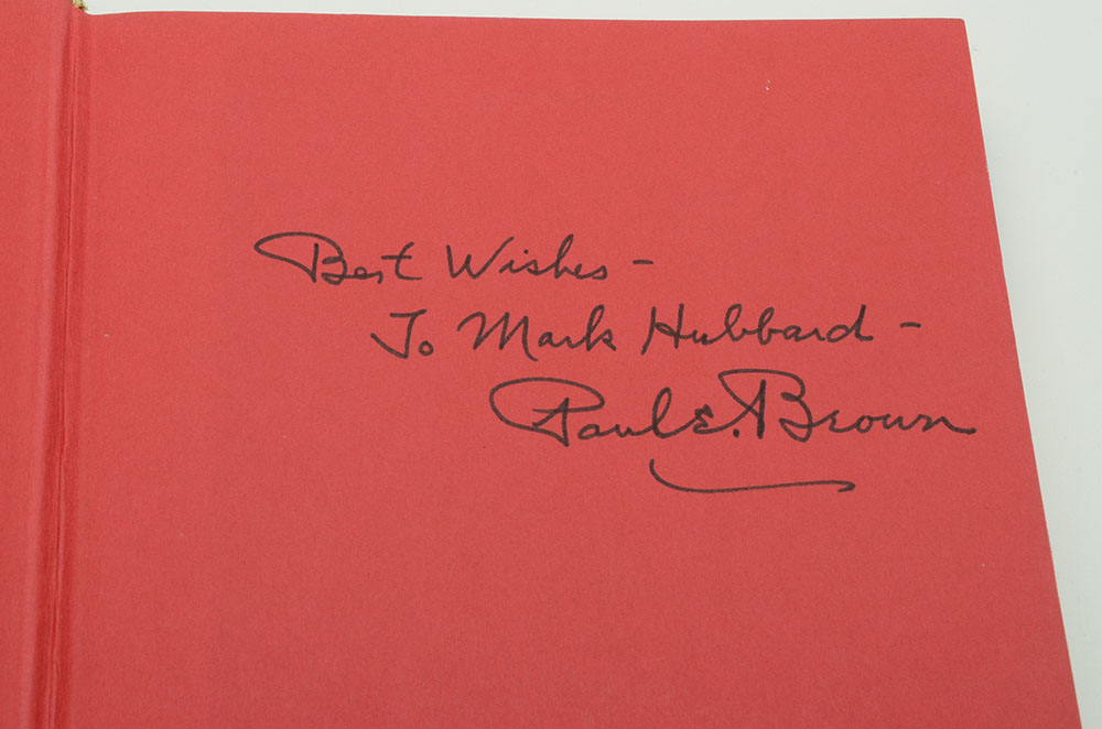 Paul Brown Signed Book "PB: The Paul Brown Story"