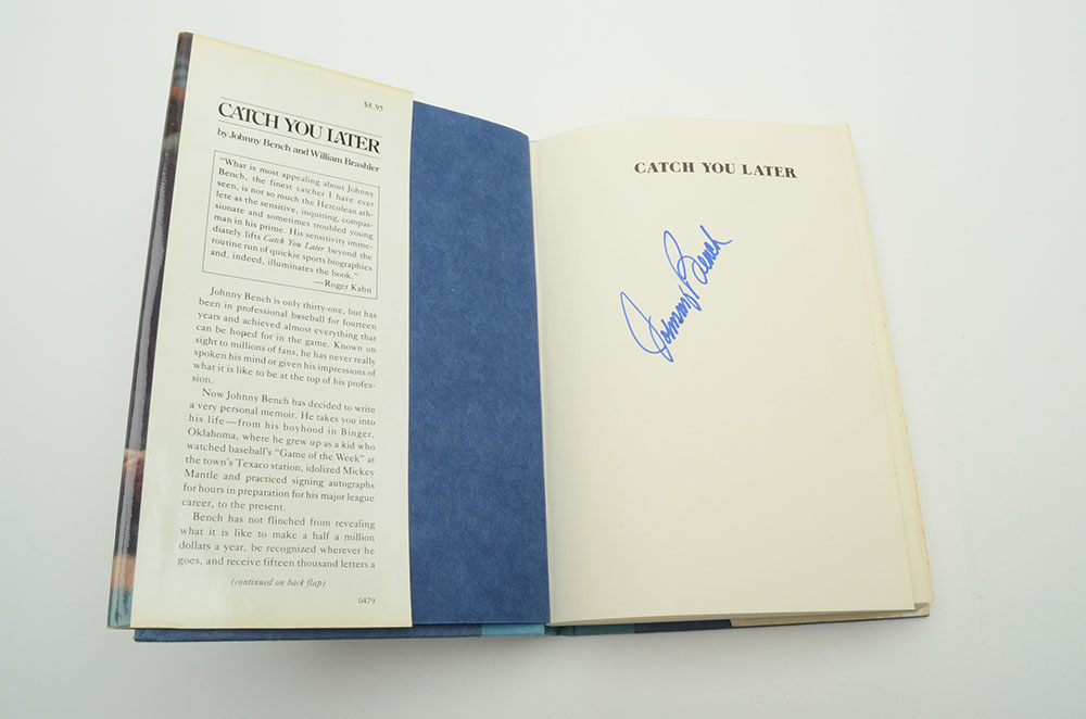Johnny Bench Signed First Edition Autobiography