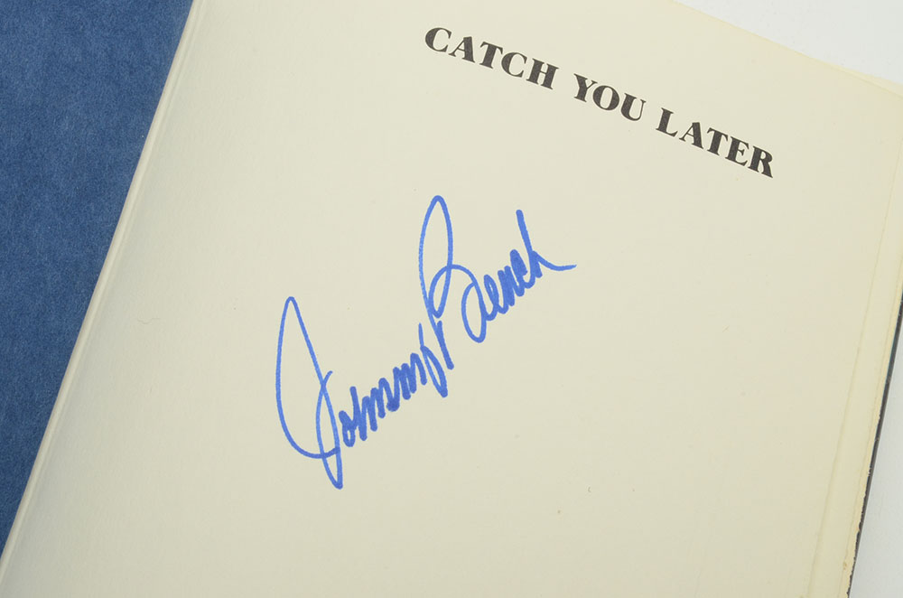 Johnny Bench Signed First Edition Autobiography