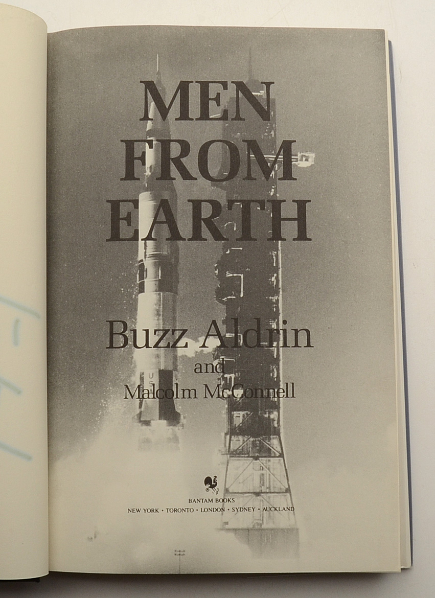 Buzz Aldrin Signed First Edition "Men From Earth"