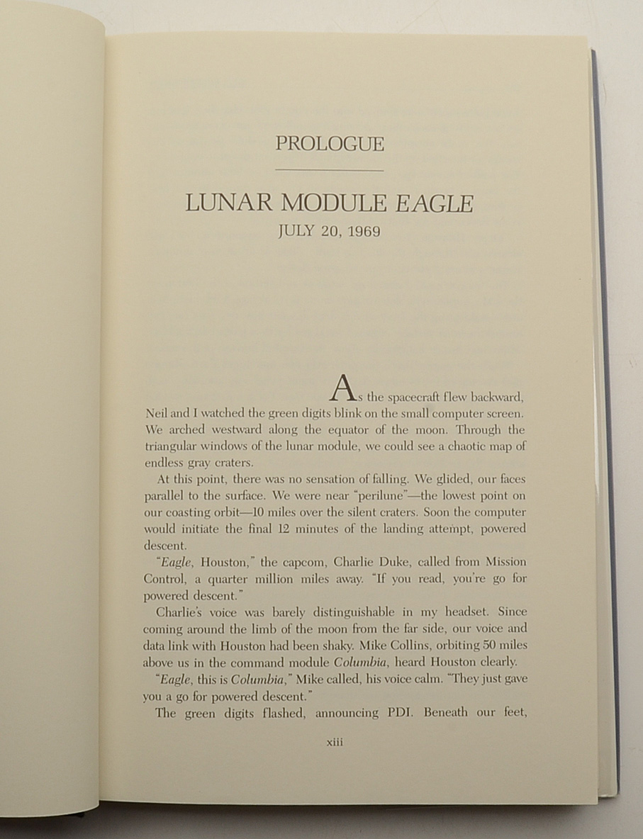 Buzz Aldrin Signed First Edition "Men From Earth"