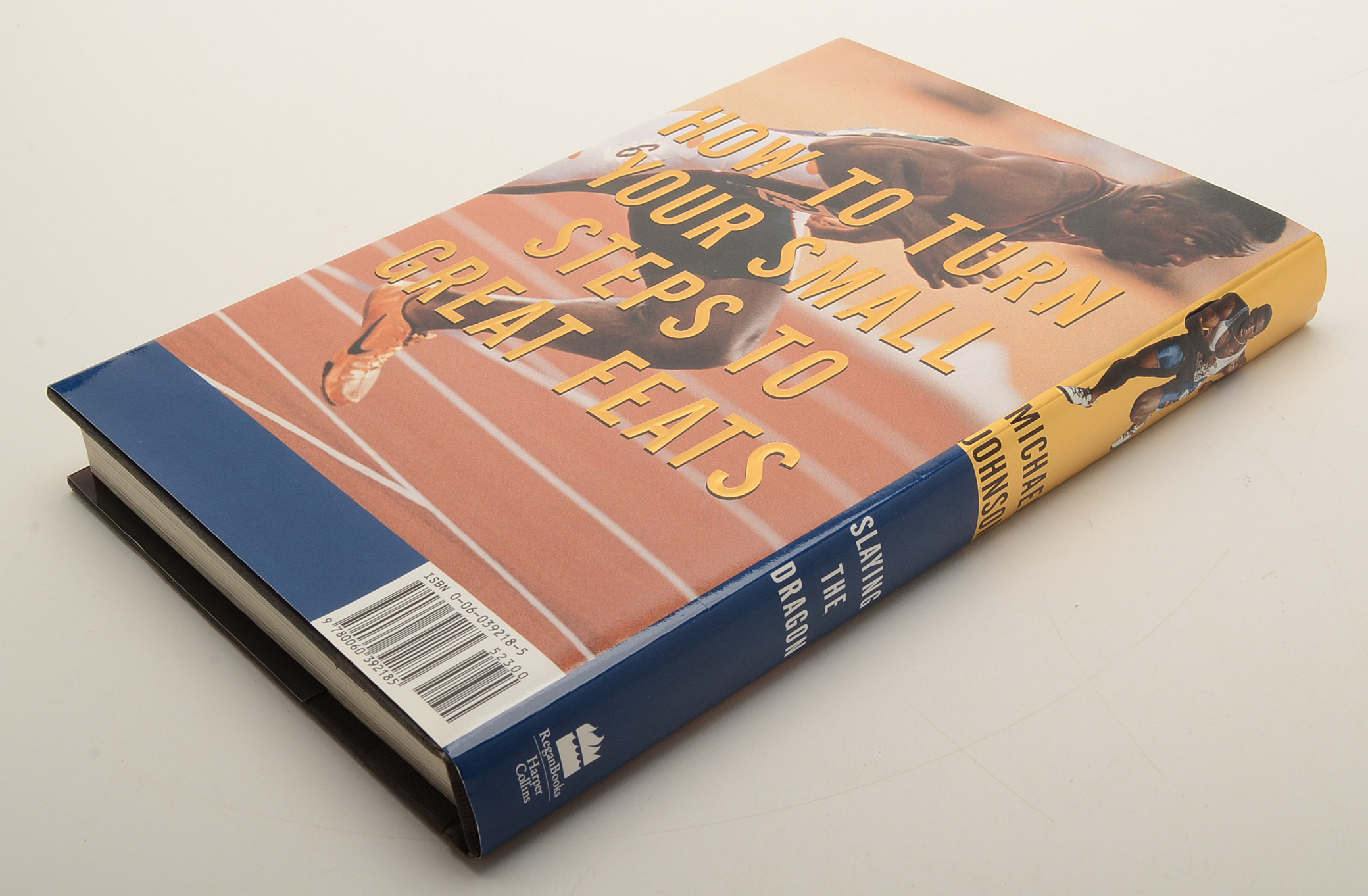 Michael Johnson Signed Book