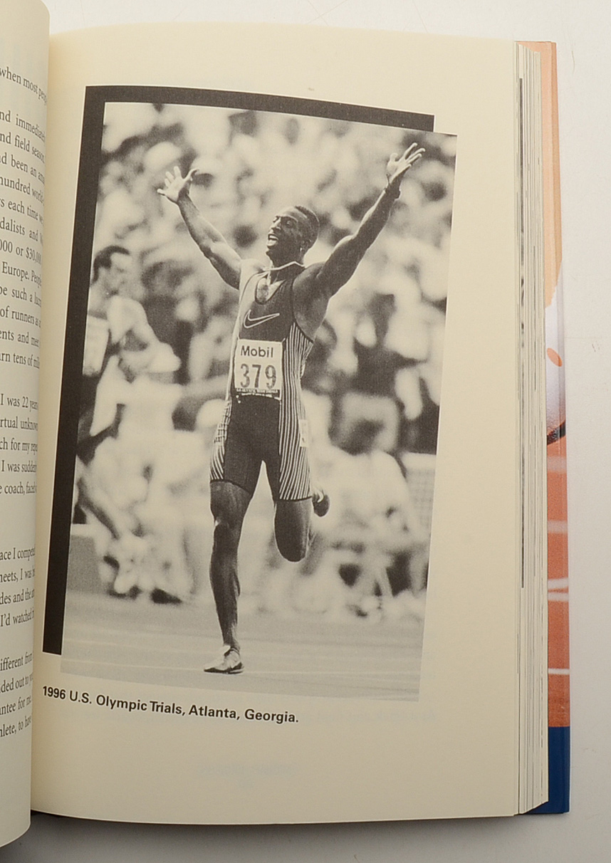 Michael Johnson Signed Book