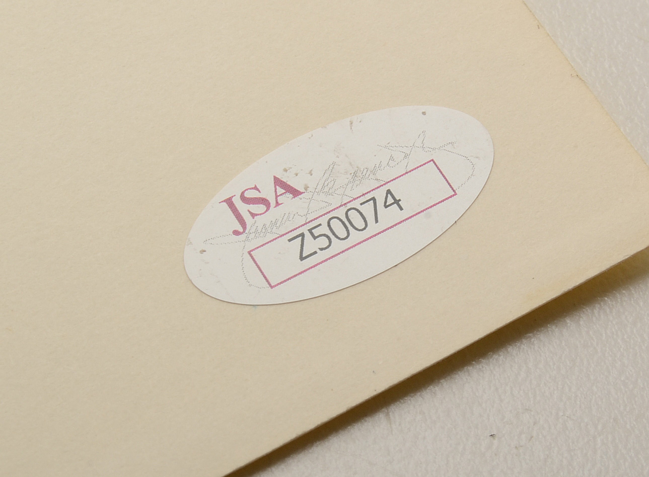 Satchel Paige Signed Hall of Fame Postcard with Photo COA