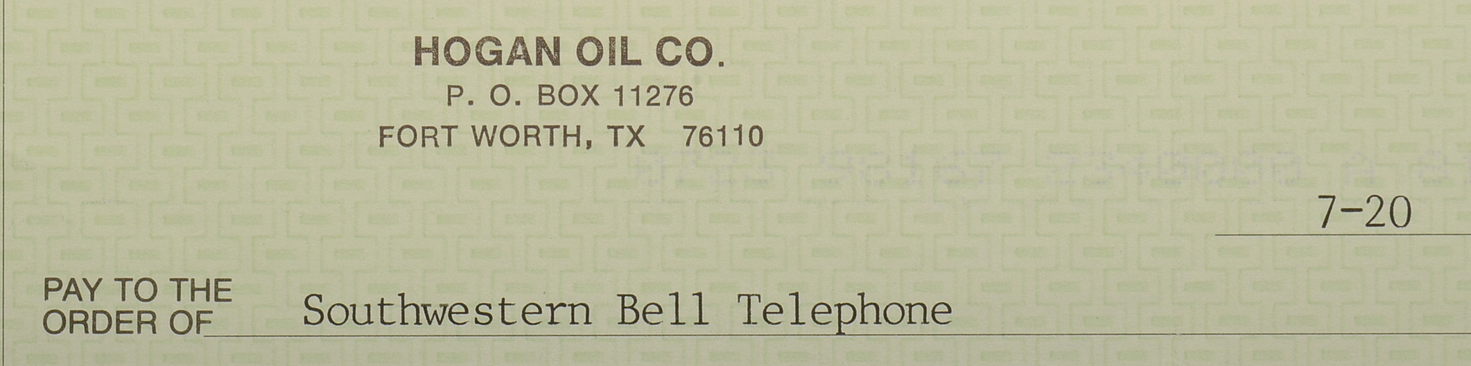 Ben Hogan Signed Check