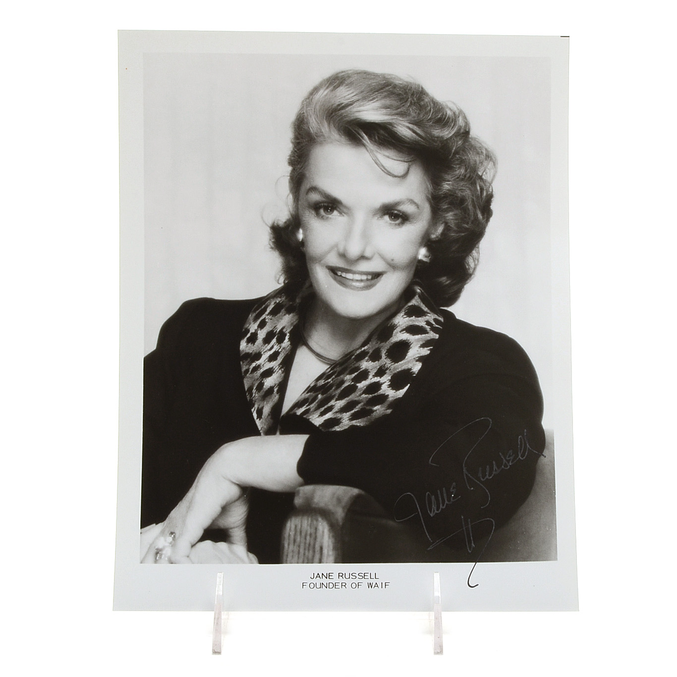 Jane Russell Signed Photo