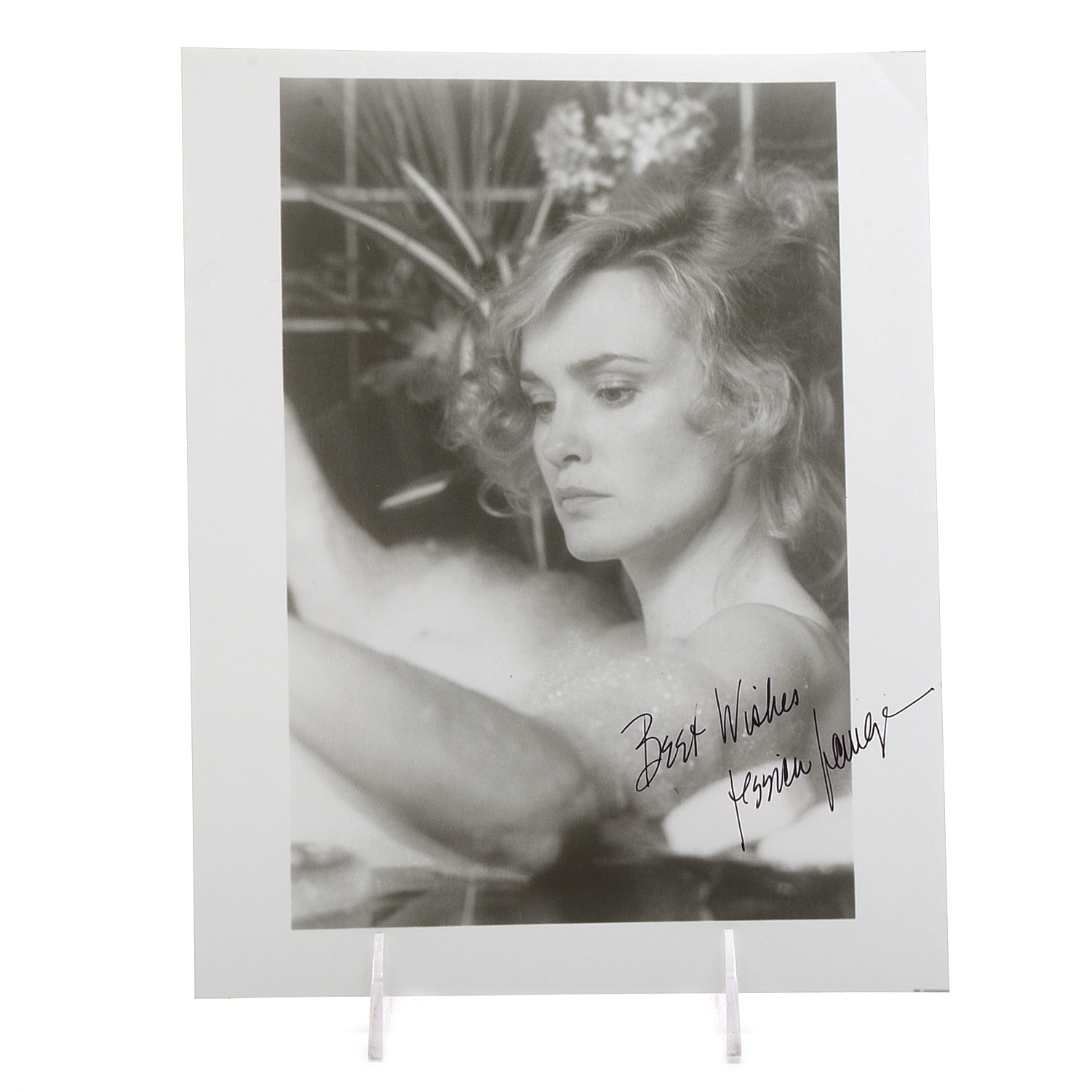 Jessica Lange Signed Celebrity Photo