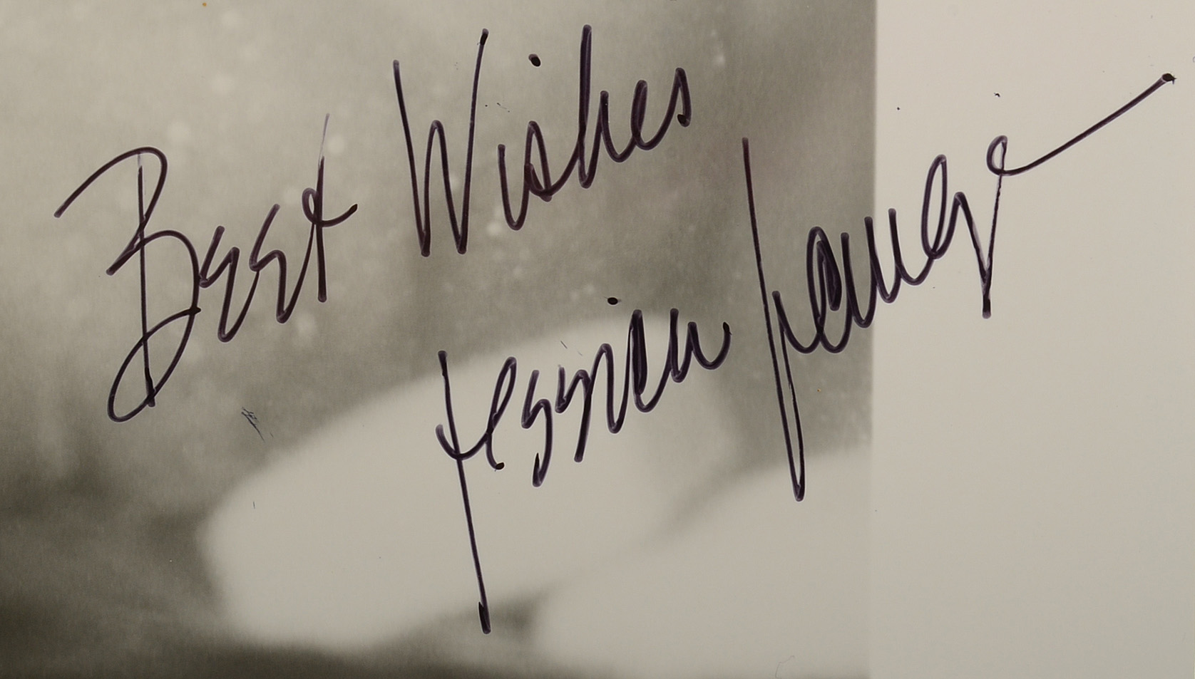 Jessica Lange Signed Celebrity Photo