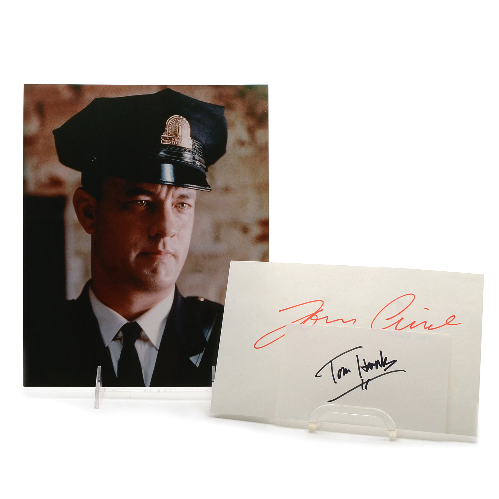 Tom Hanks and Tom Cruise Autograph Cuts