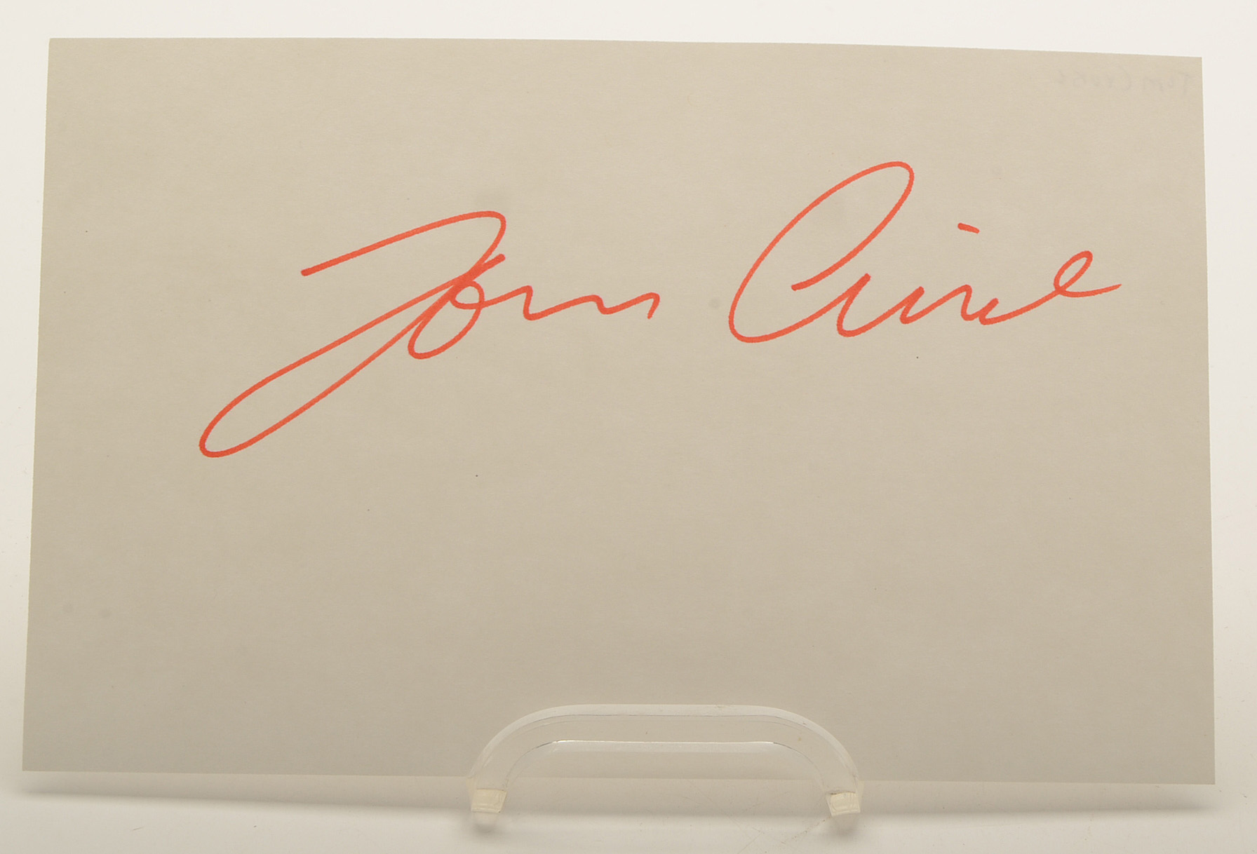 Tom Hanks and Tom Cruise Autograph Cuts