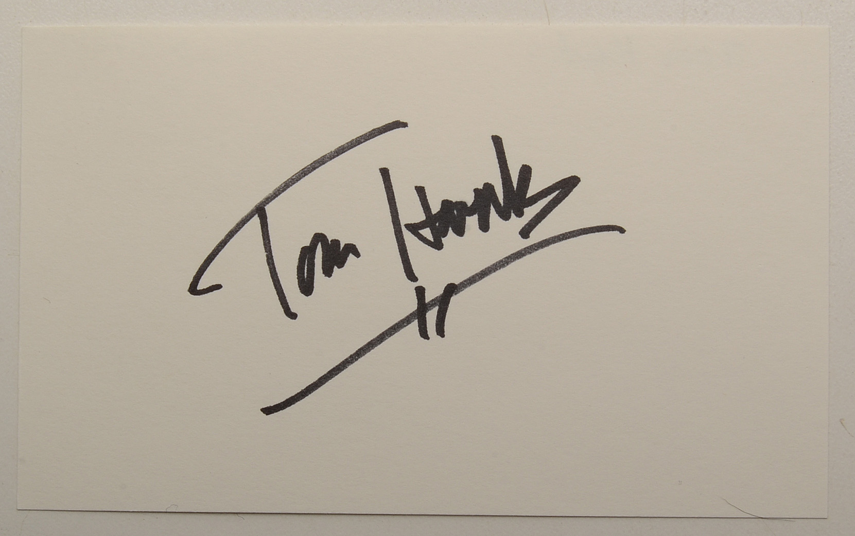 Tom Hanks and Tom Cruise Autograph Cuts