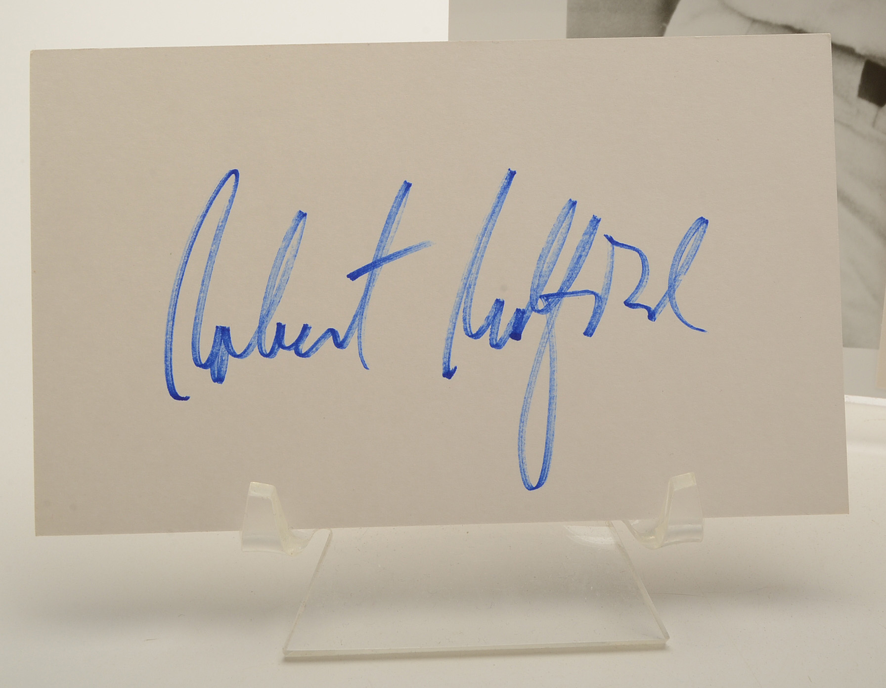 Four Robert Redford "The Natural" Autographs