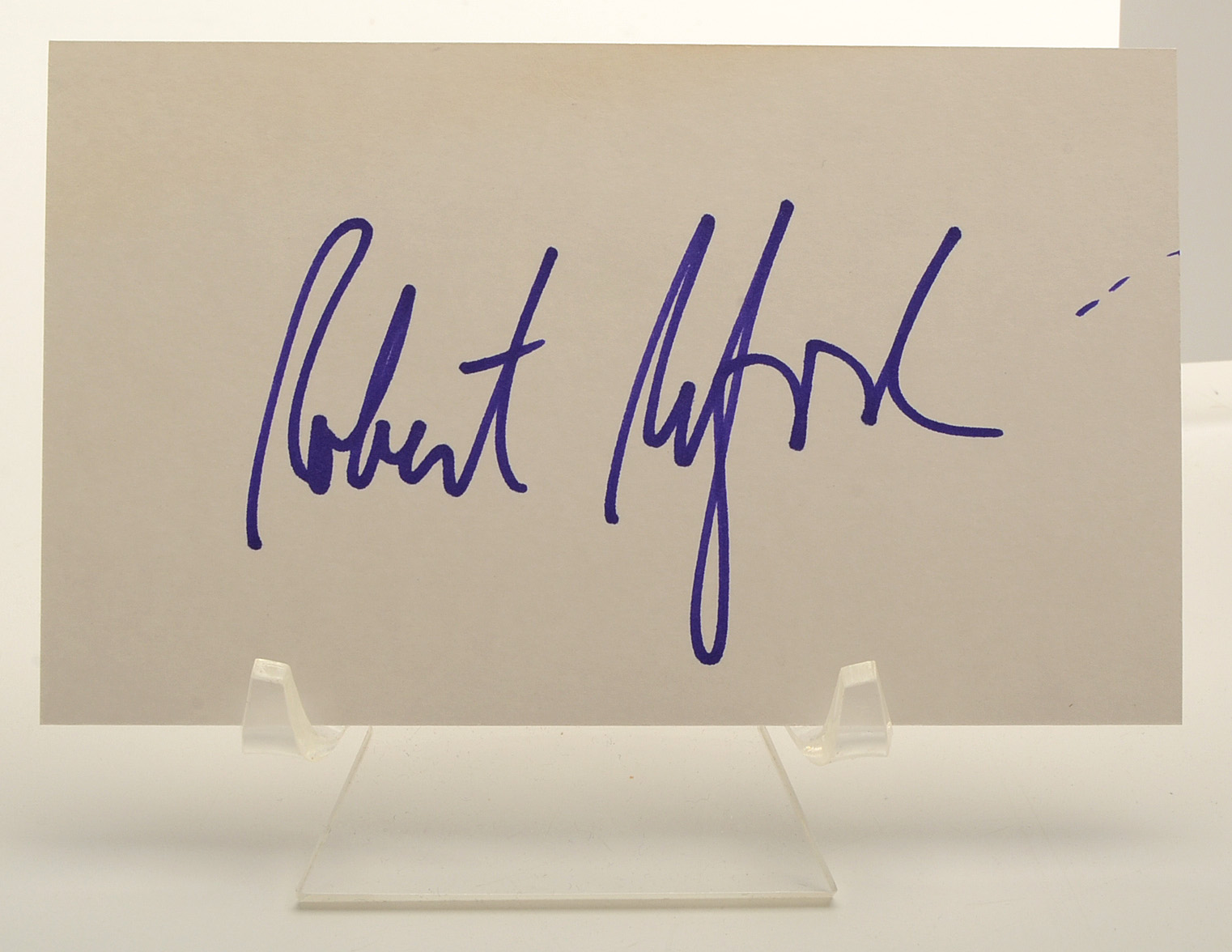 Four Robert Redford "The Natural" Autographs