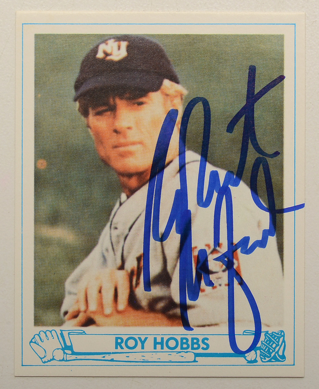 Four Robert Redford "The Natural" Autographs