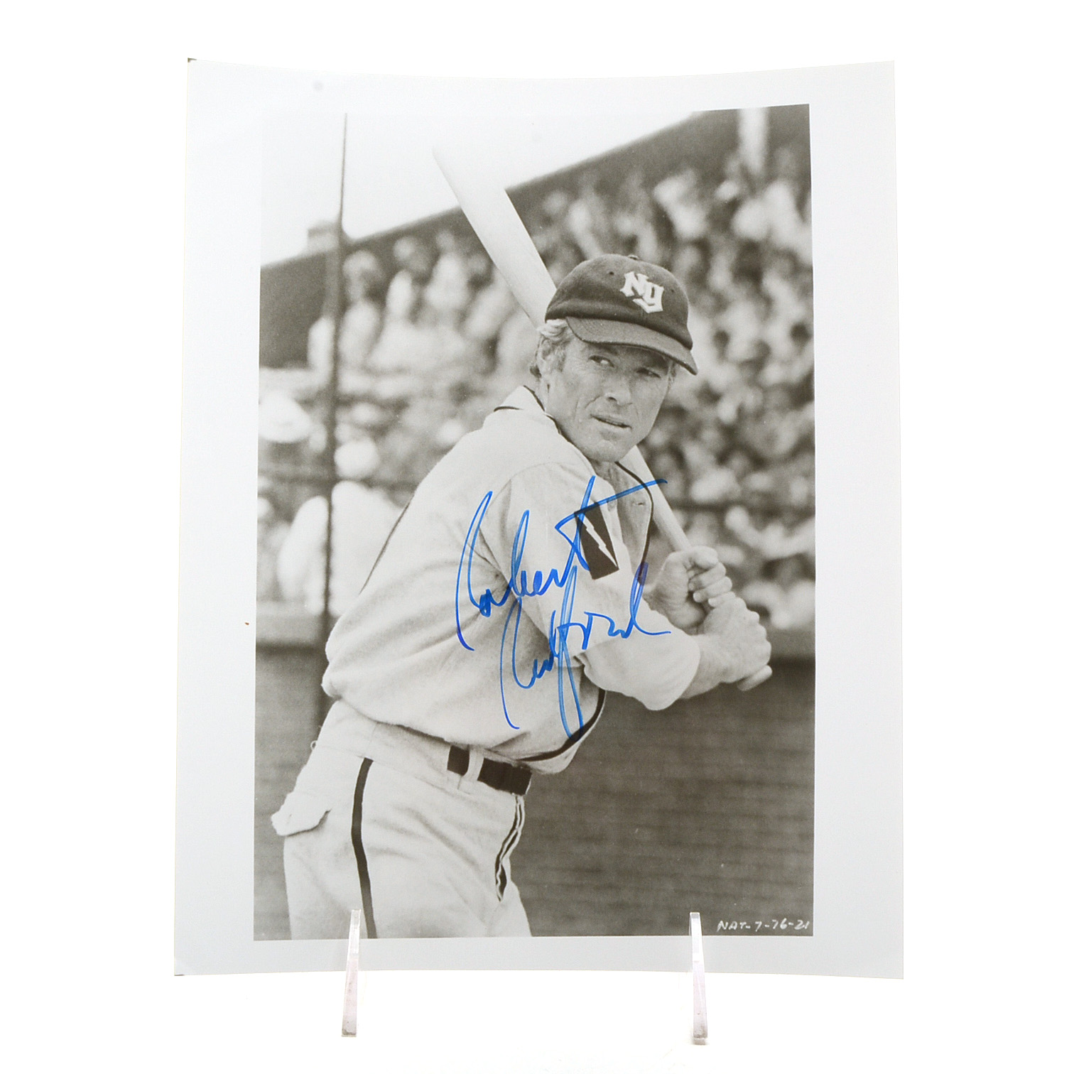 Four Robert Redford "The Natural" Autographs