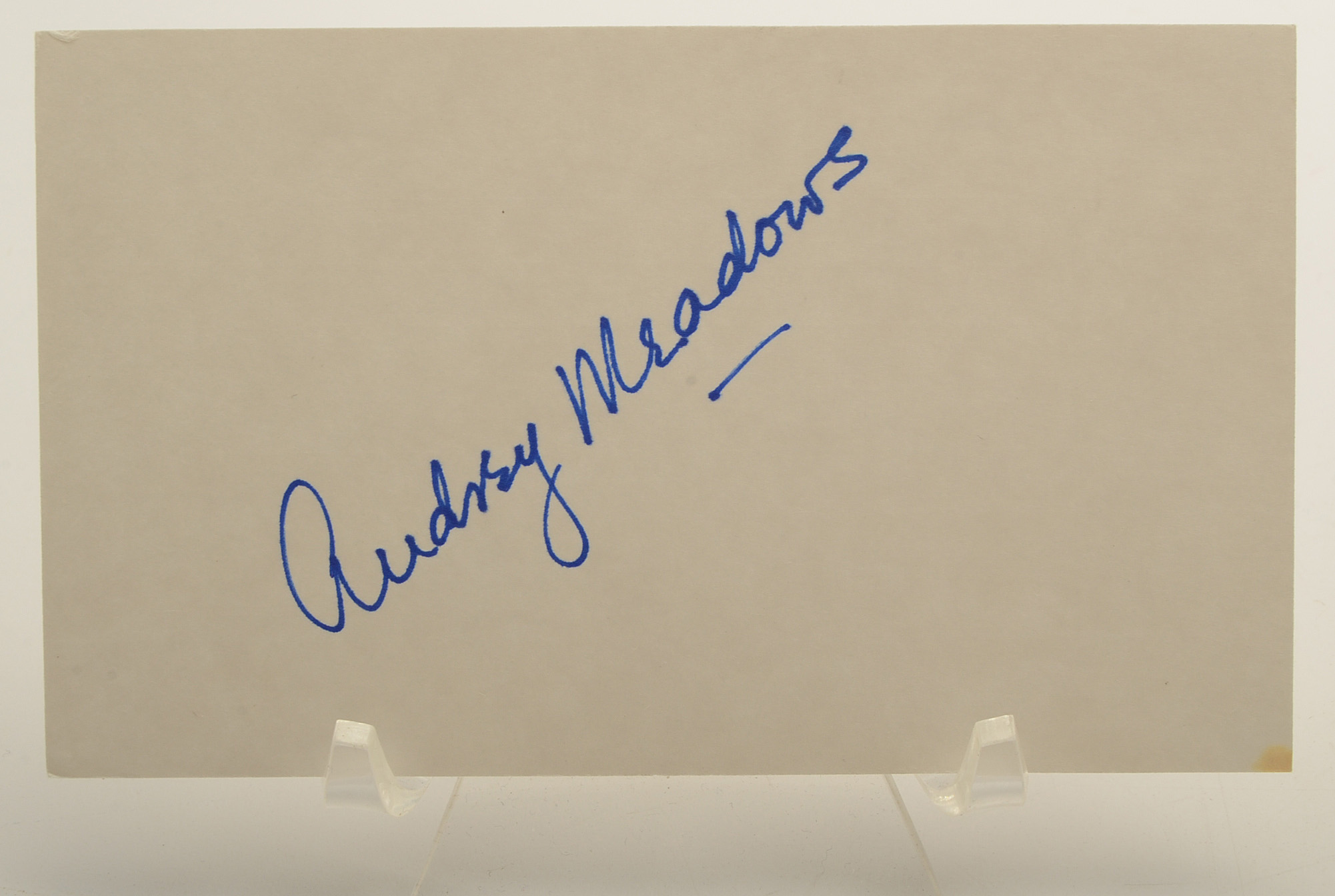 Audrey Meadows Autograph Cuts
