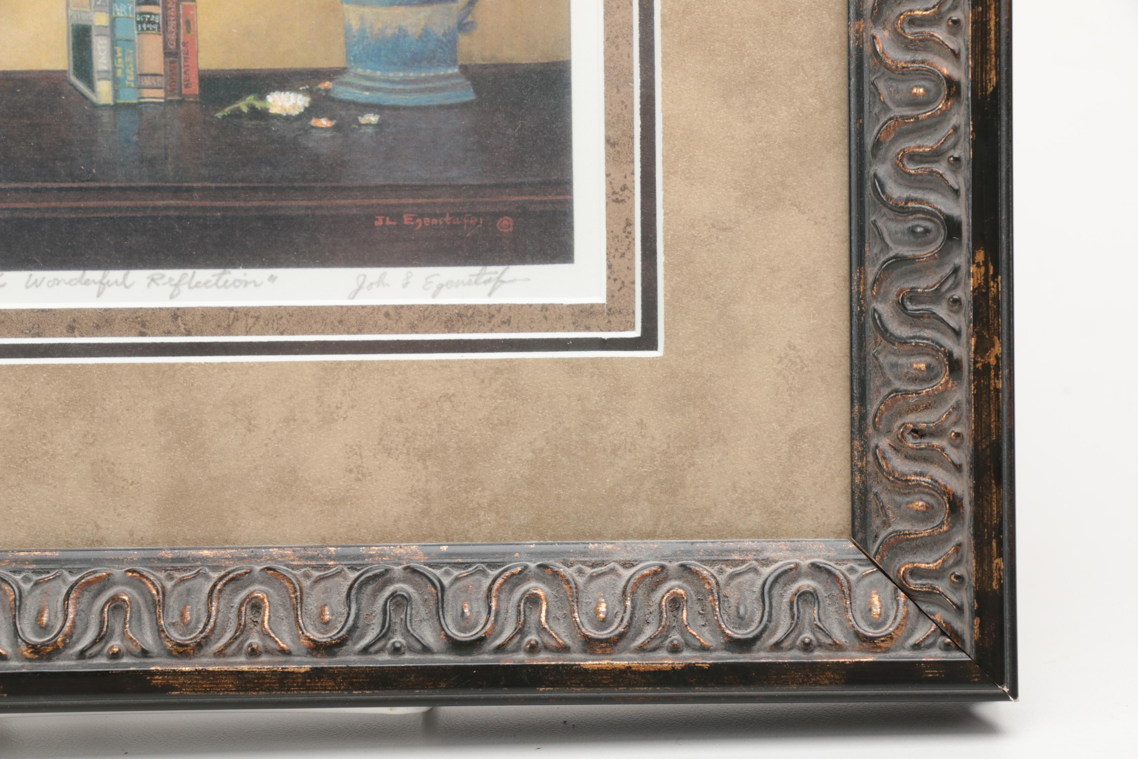 John L. Egenstafer Oil Painting and Limited Edition Giclee Print