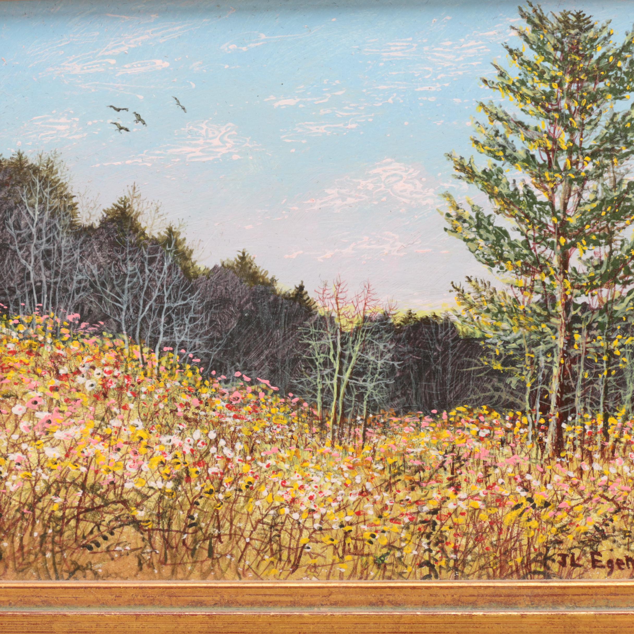 John L. Egenstafer Oil Painting and Limited Edition Giclee Print