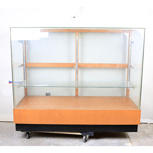Wood and Glass Display Case