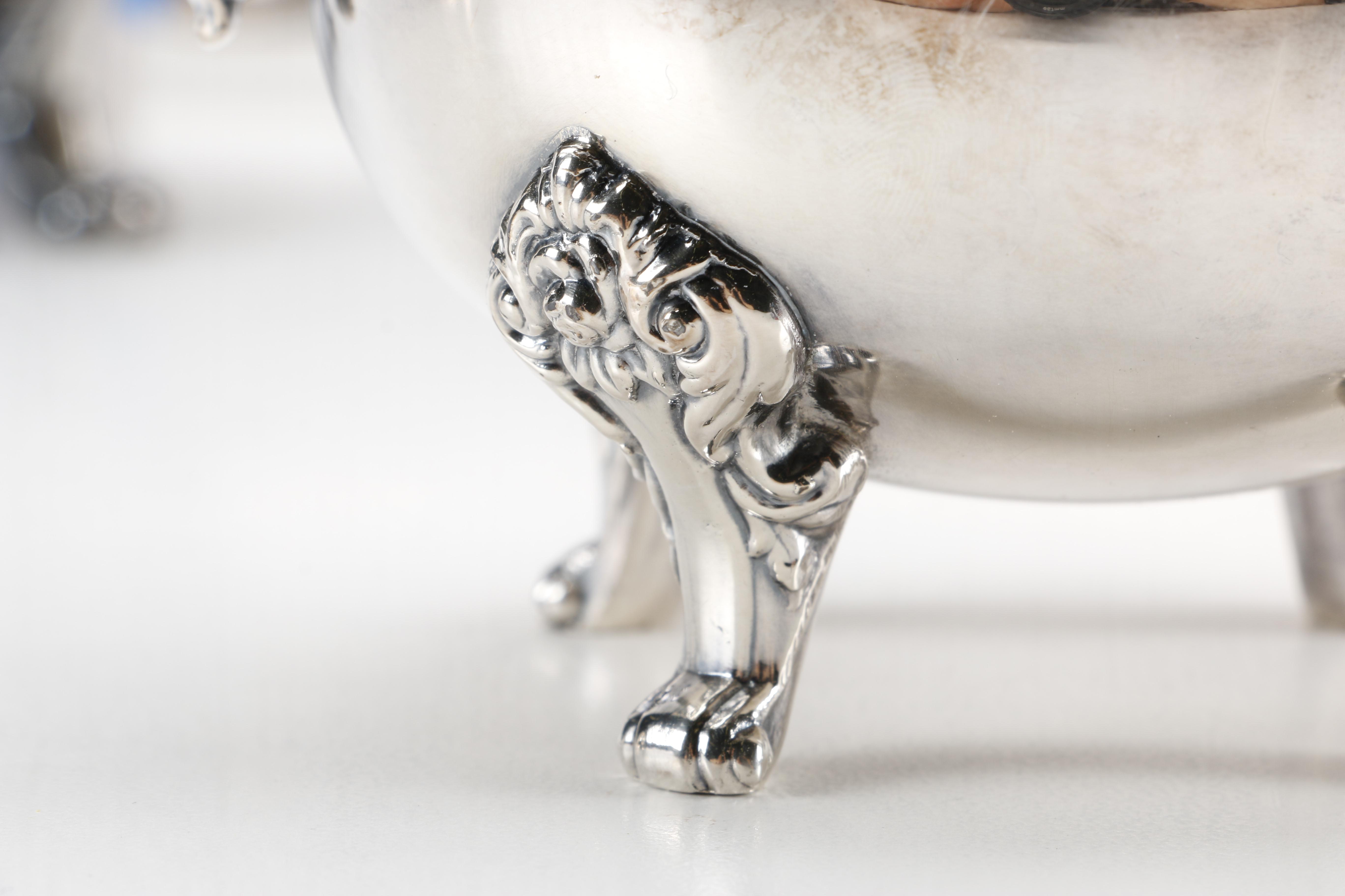 Wallace "Royal Rose" Silver Plate Coffee Set