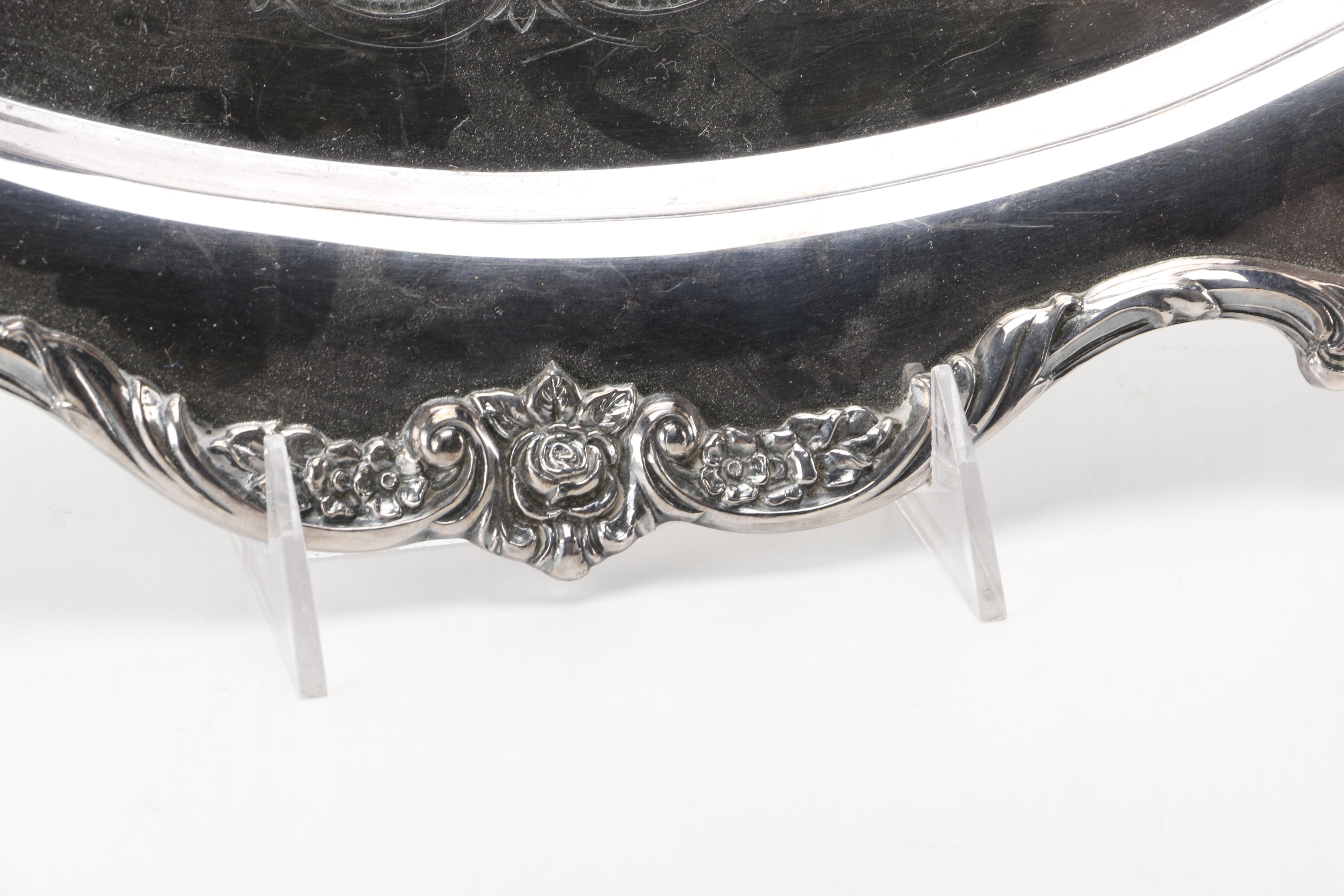 Wallace "Royal Rose" Silver Plate Coffee Set