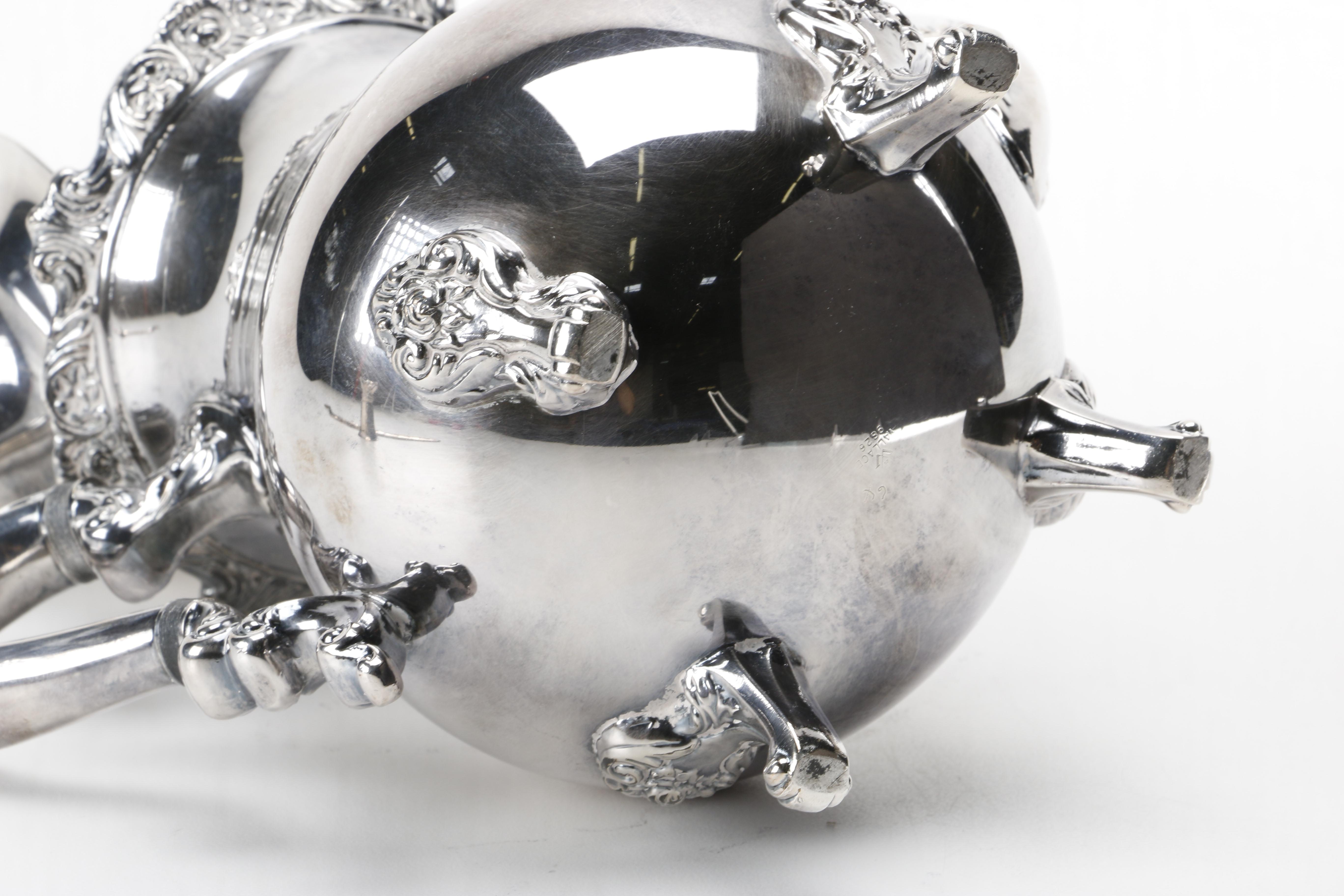 Wallace "Royal Rose" Silver Plate Coffee Set