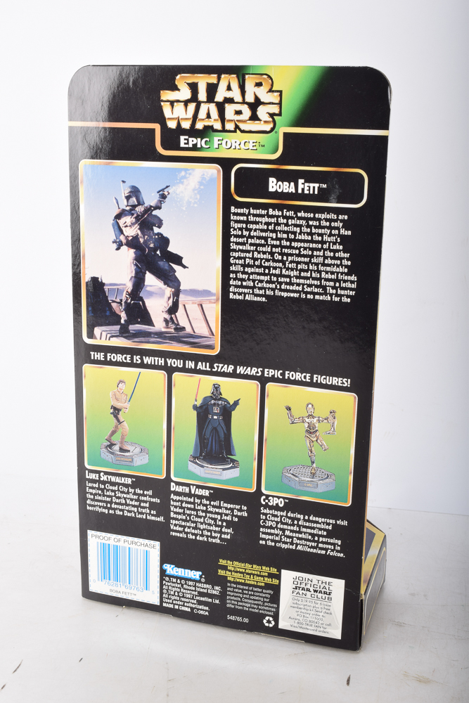 Complete 1997 Kenner "Star Wars: Epic Force" 360-Degree Rotating Figurines