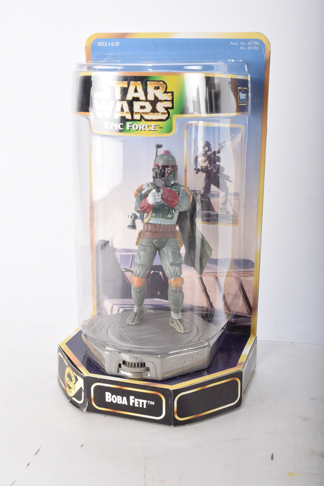 Complete 1997 Kenner "Star Wars: Epic Force" 360-Degree Rotating Figurines