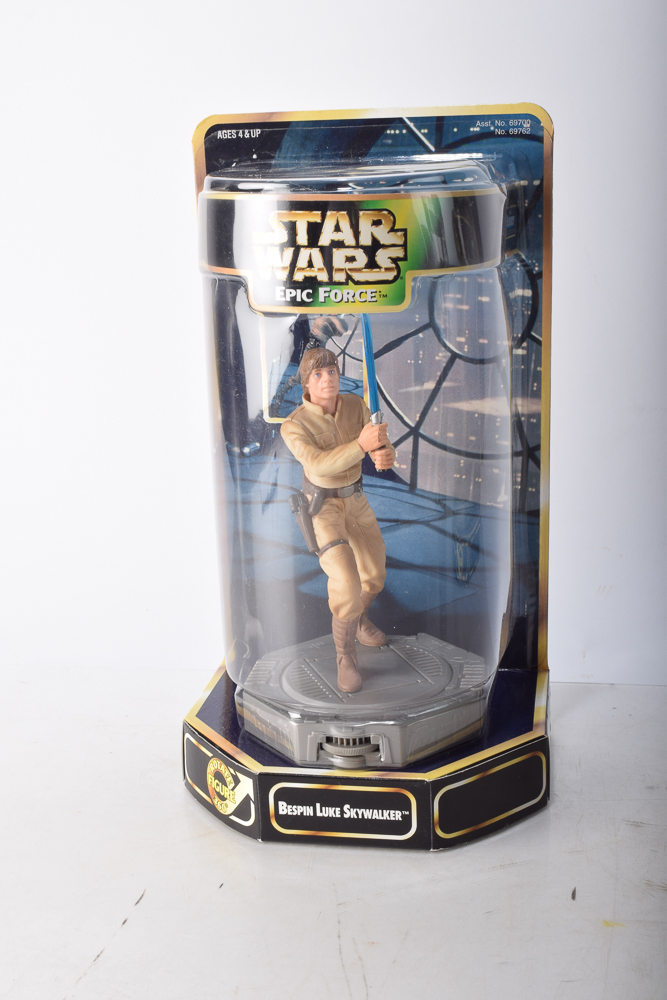 Complete 1997 Kenner "Star Wars: Epic Force" 360-Degree Rotating Figurines