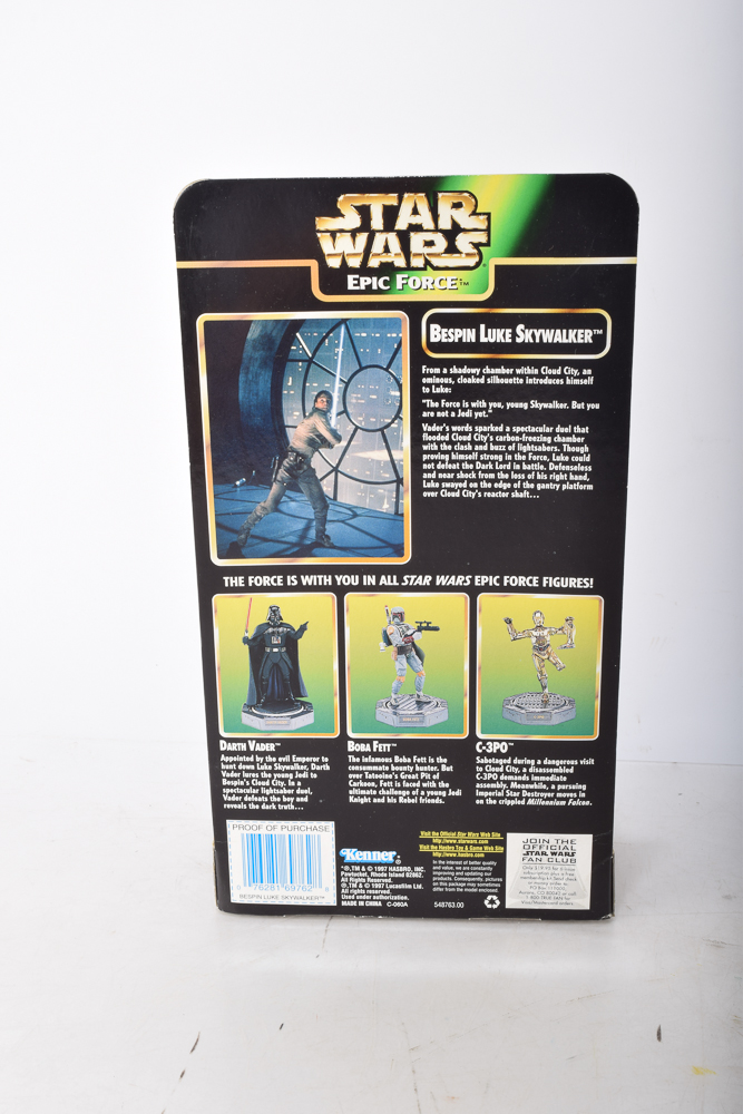 Complete 1997 Kenner "Star Wars: Epic Force" 360-Degree Rotating Figurines