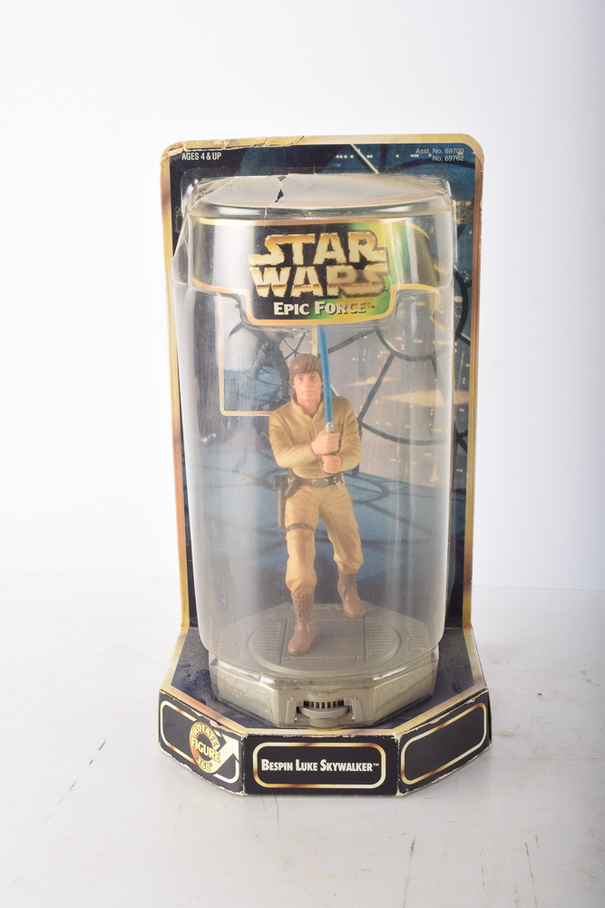 Complete 1997 Kenner "Star Wars: Epic Force" 360-Degree Rotating Figurines