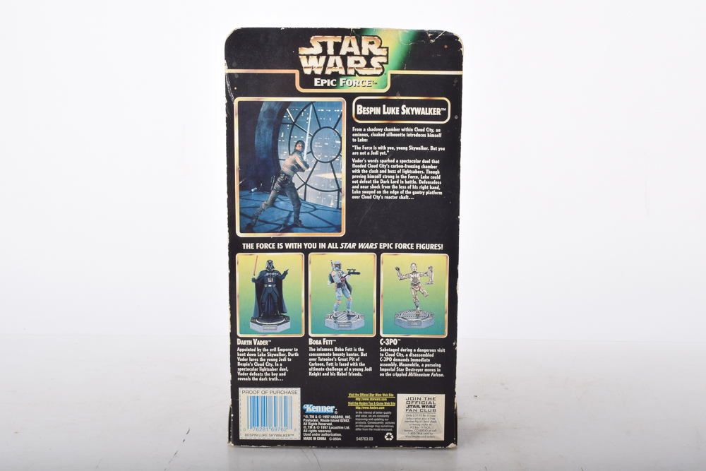 Complete 1997 Kenner "Star Wars: Epic Force" 360-Degree Rotating Figurines
