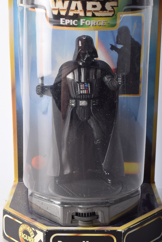 Complete 1997 Kenner "Star Wars: Epic Force" 360-Degree Rotating Figurines