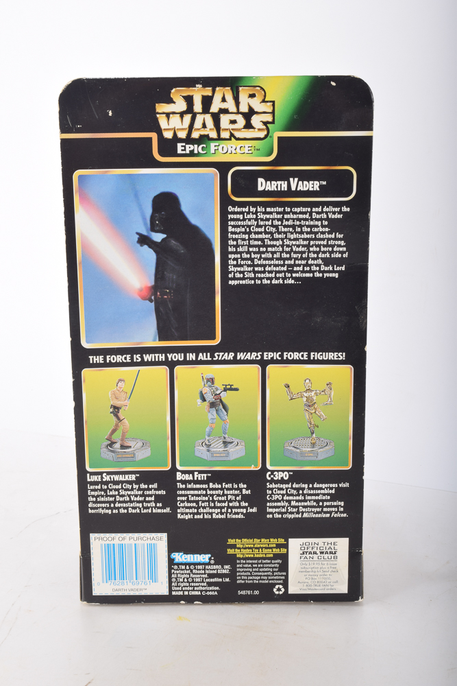 Complete 1997 Kenner "Star Wars: Epic Force" 360-Degree Rotating Figurines