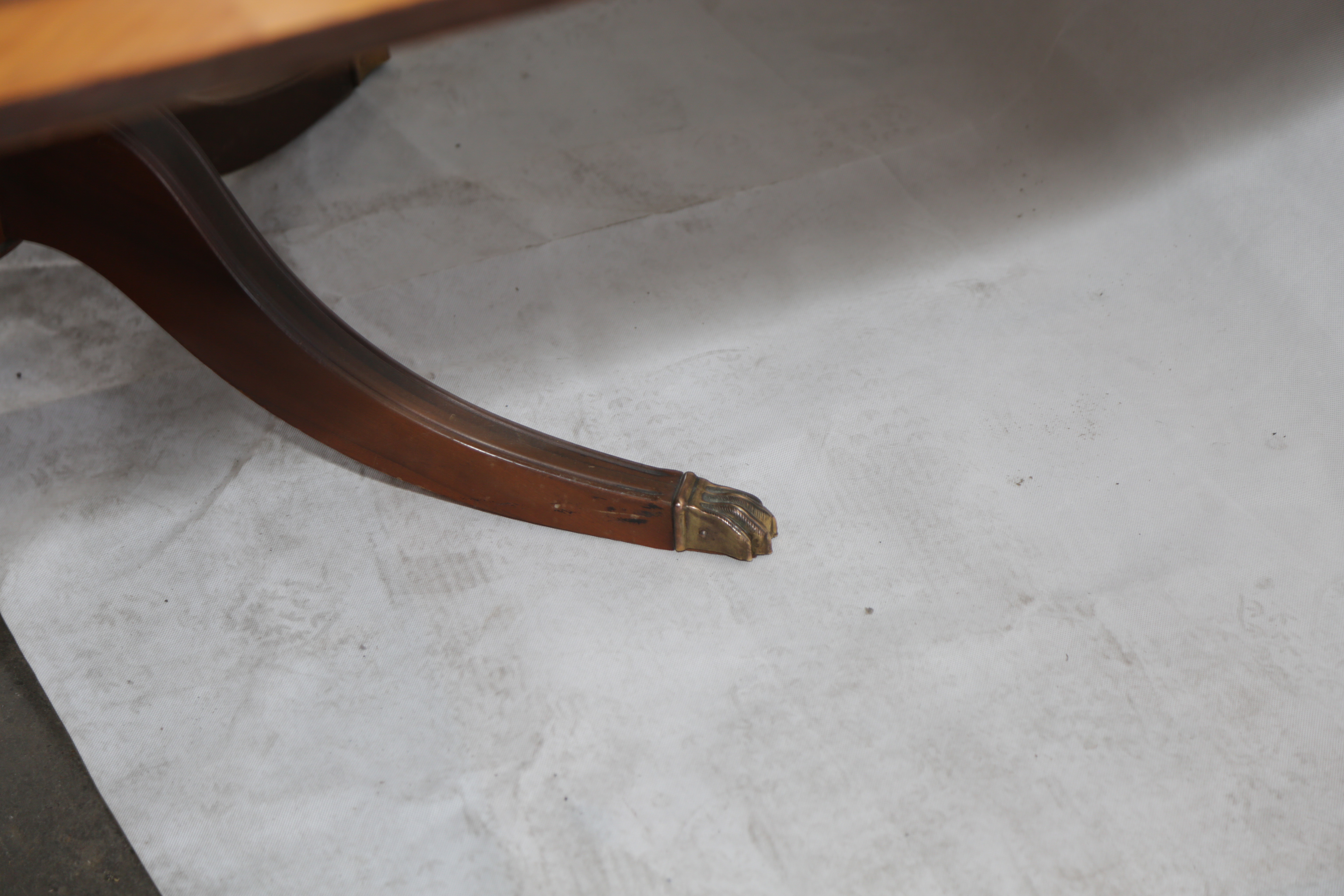 Duncan Phyfe Style Mahogany Drop Leaf Table by Elite Furniture