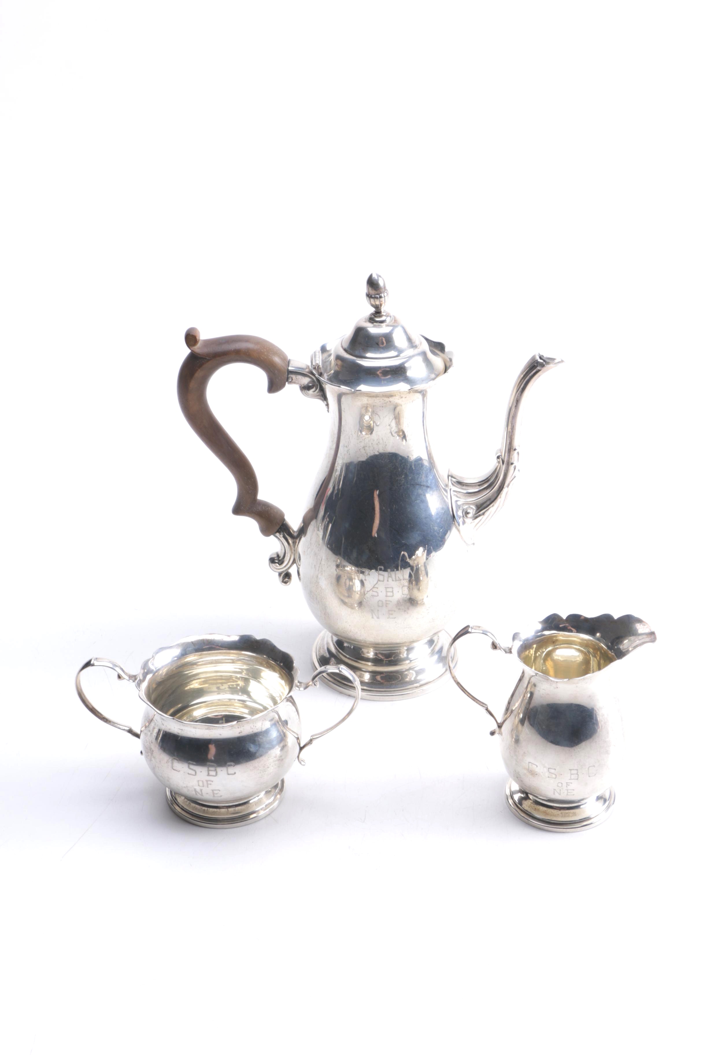J. Wagner & Son Sterling Silver Coffee Service