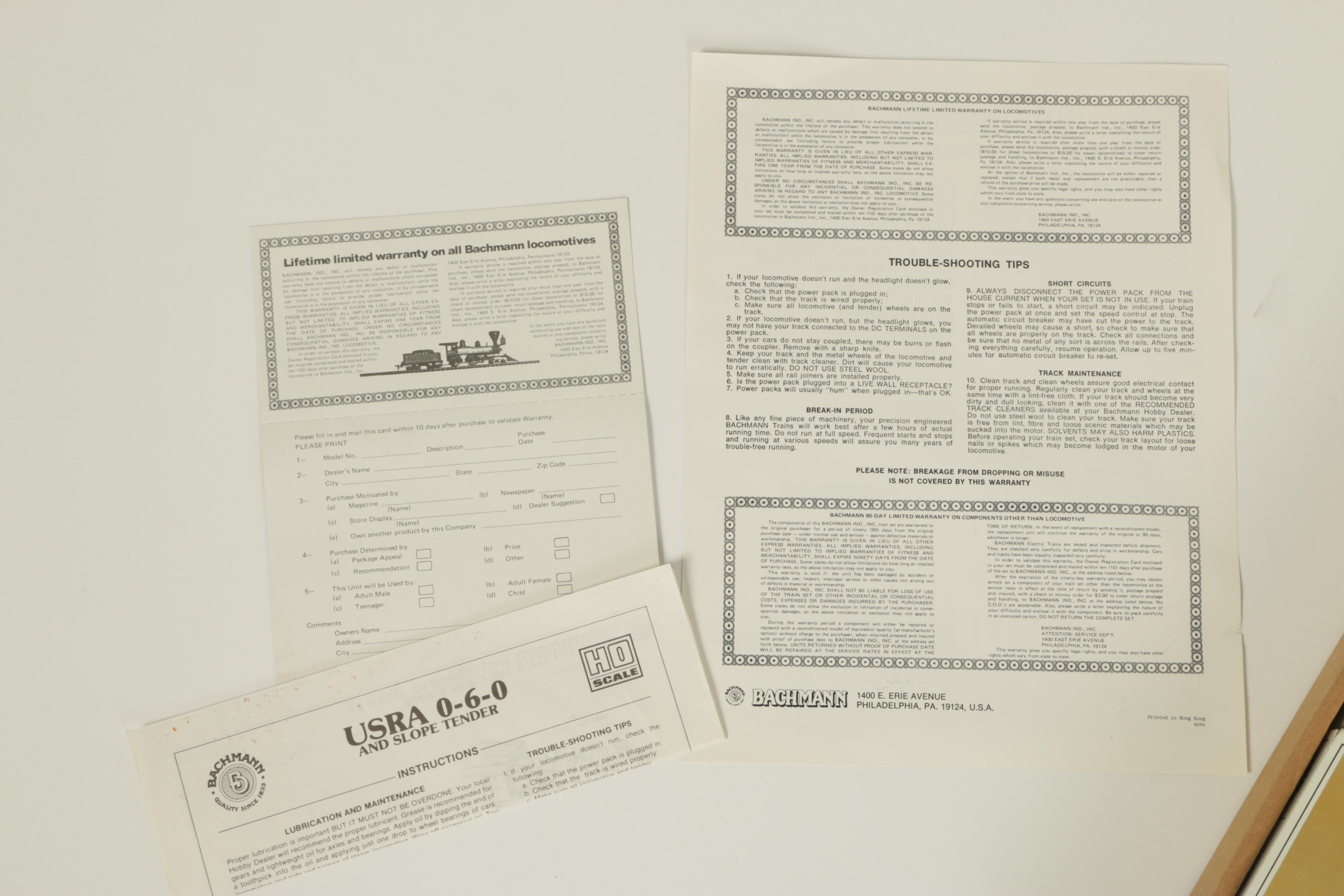 Bachman" Iron Horse" HO Scale Electric Train Set