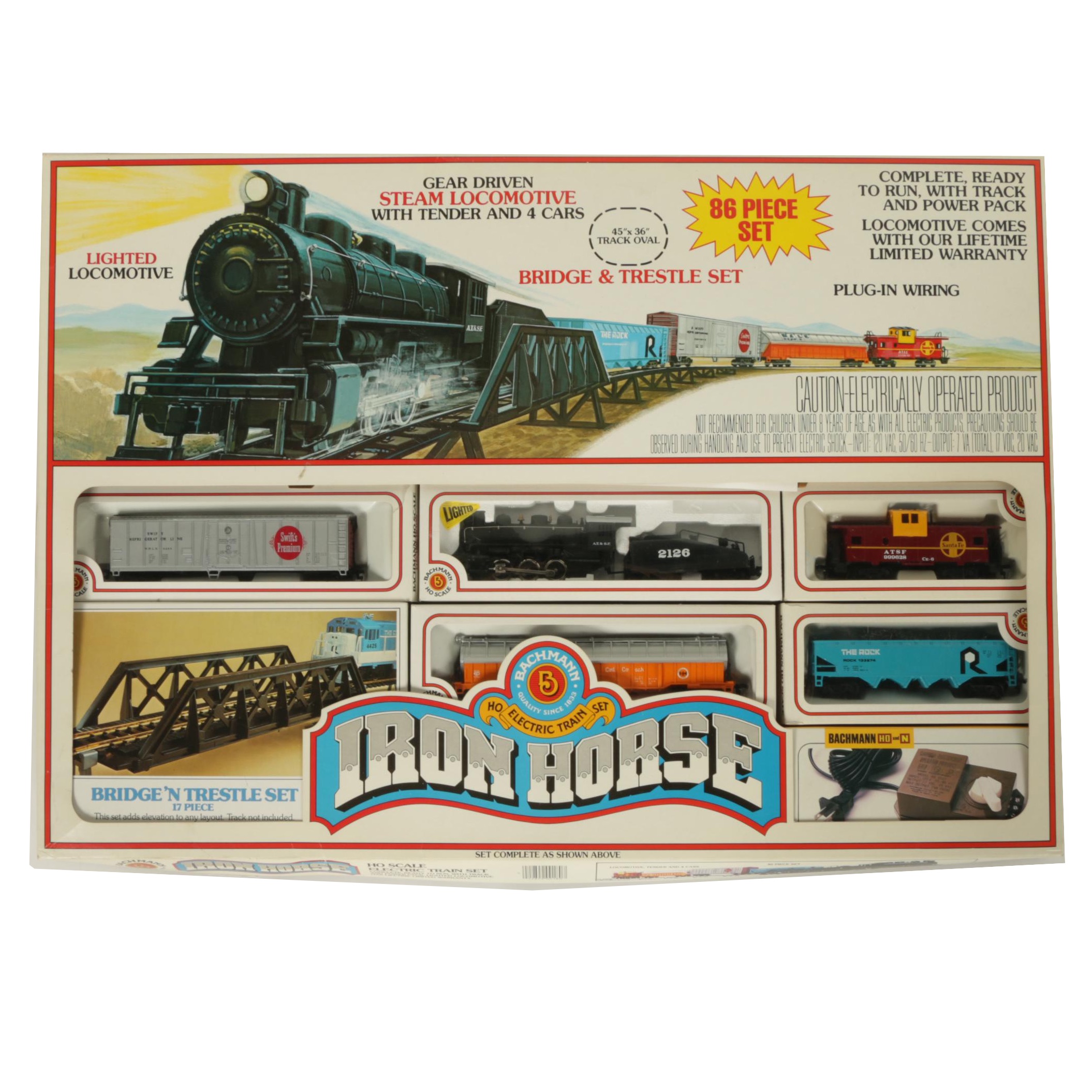 Bachman" Iron Horse" HO Scale Electric Train Set