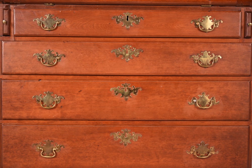 Early 19th Century Federal Kentucky Secretary Bookcase in Cherry