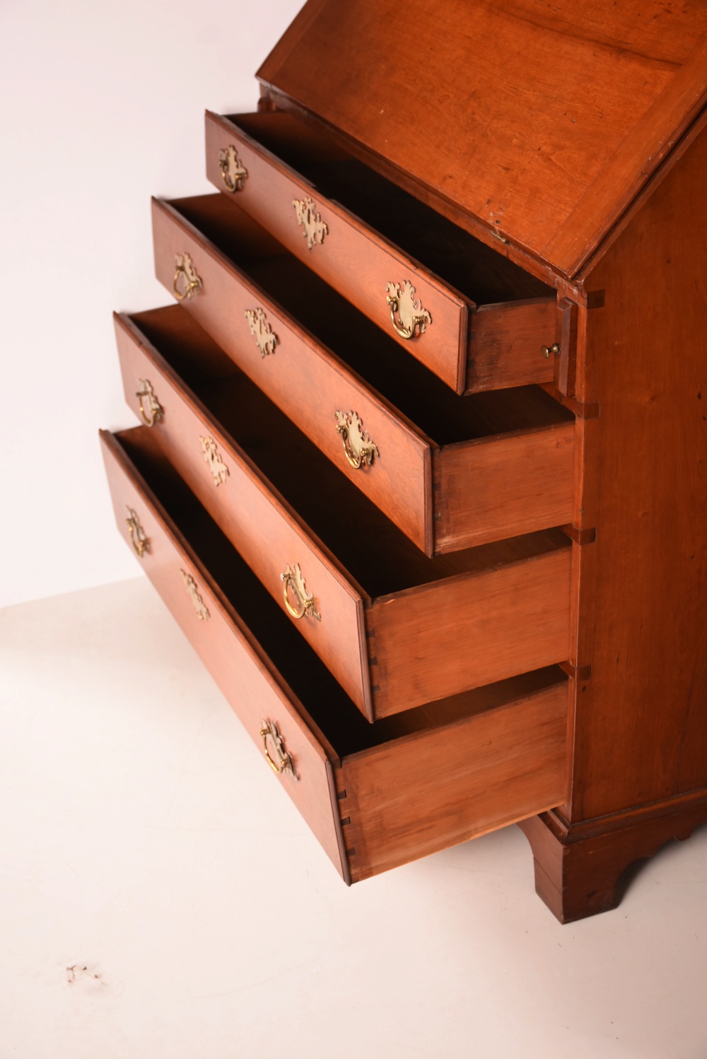 Early 19th Century Federal Kentucky Secretary Bookcase in Cherry