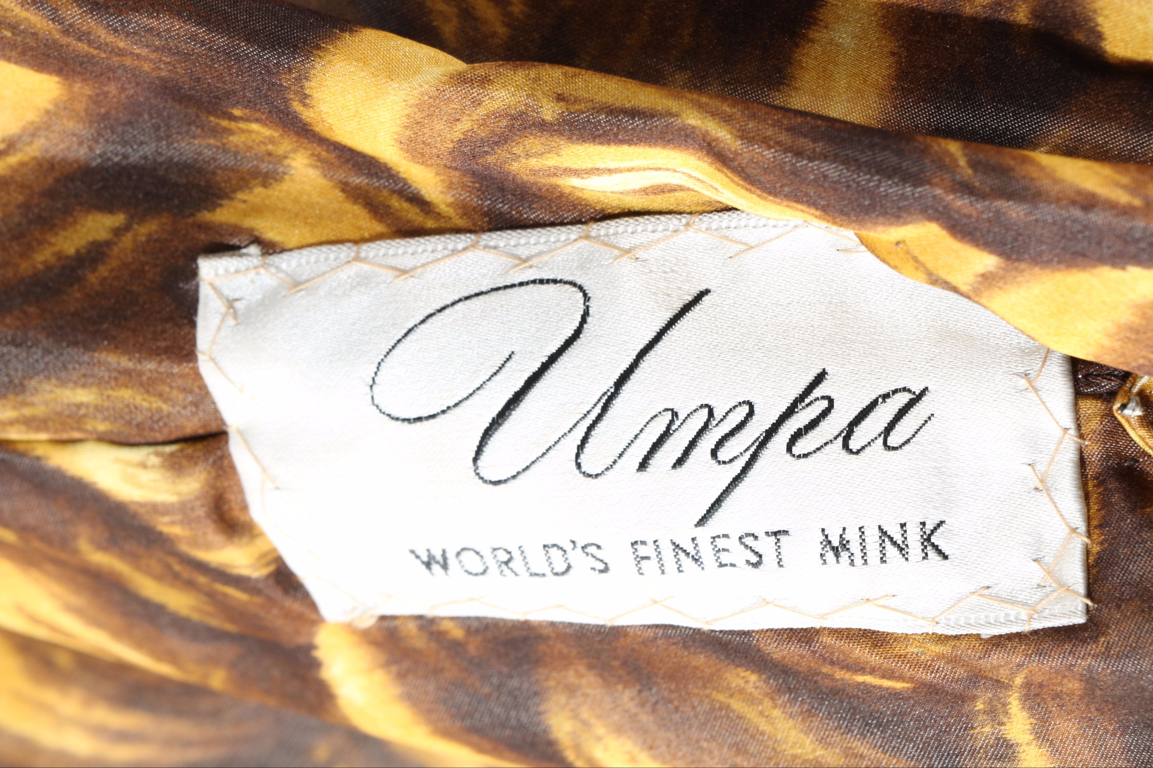 Flora Umpa Dark Brown Mink Fur Coat