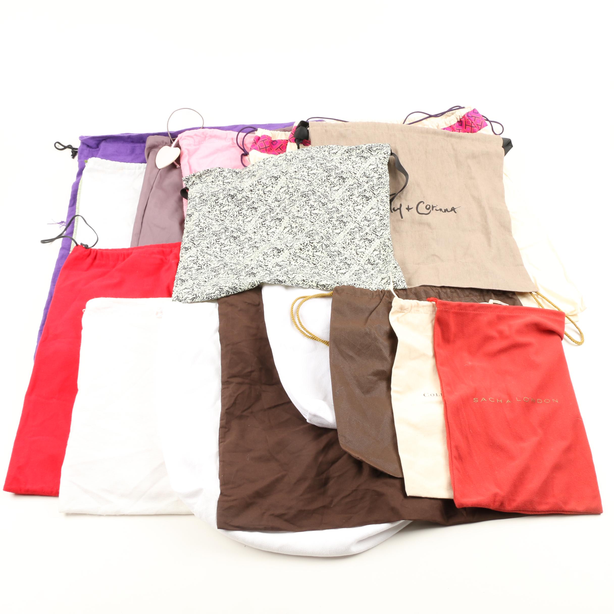 Large Collection of Dust Bags including Gucci and Valentino