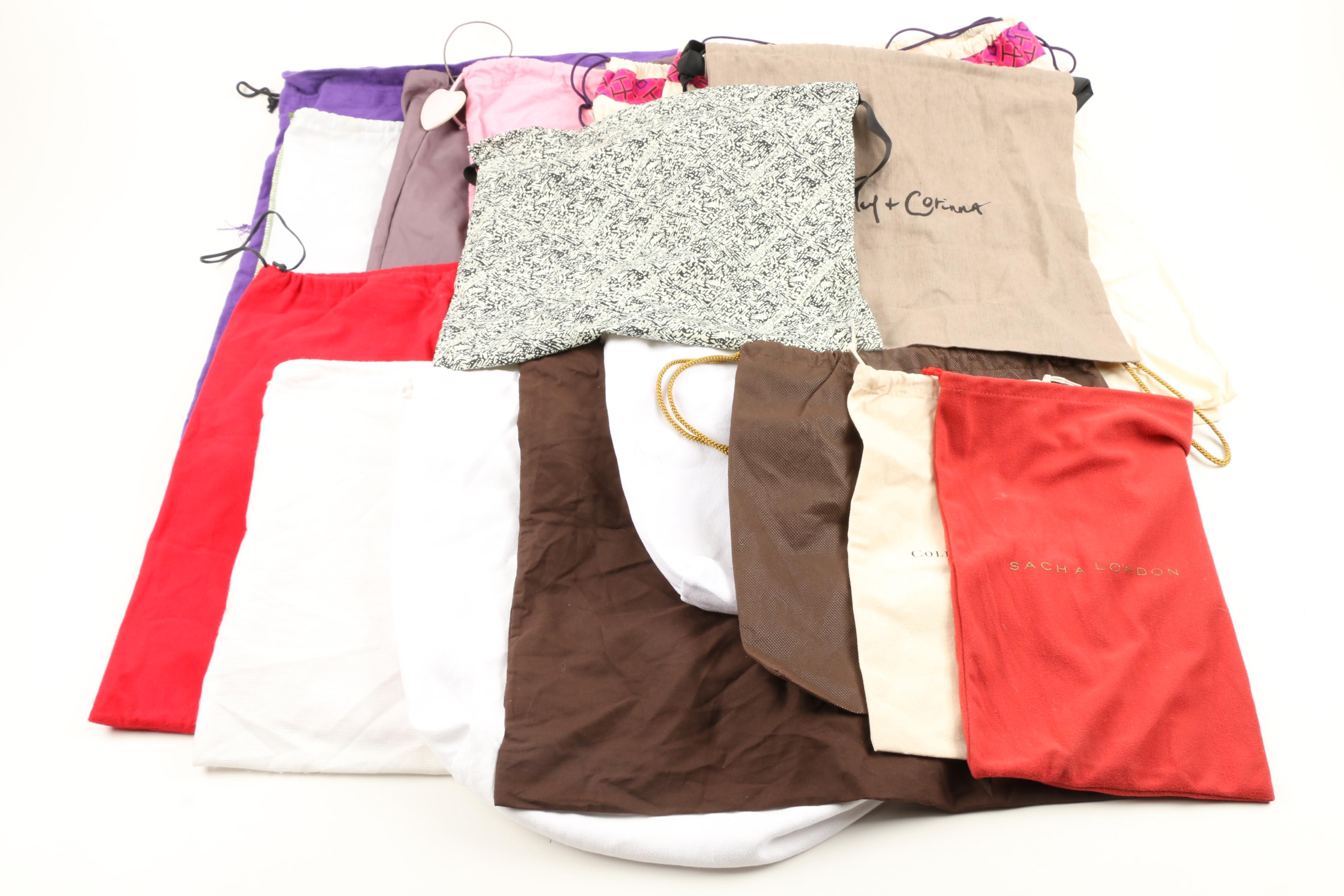 Large Collection of Dust Bags including Gucci and Valentino