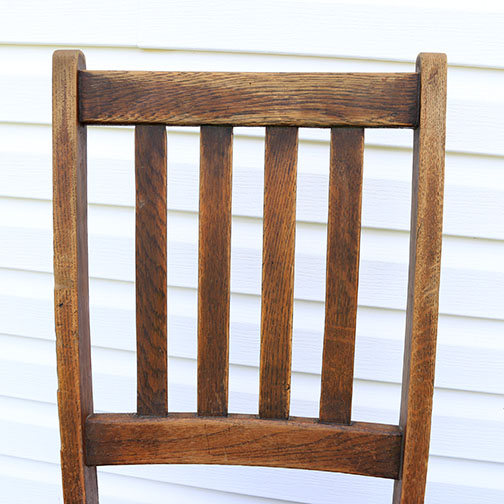 Early 20th Century Oak Chairs, Including One With an Ohio State Reformatory Label
