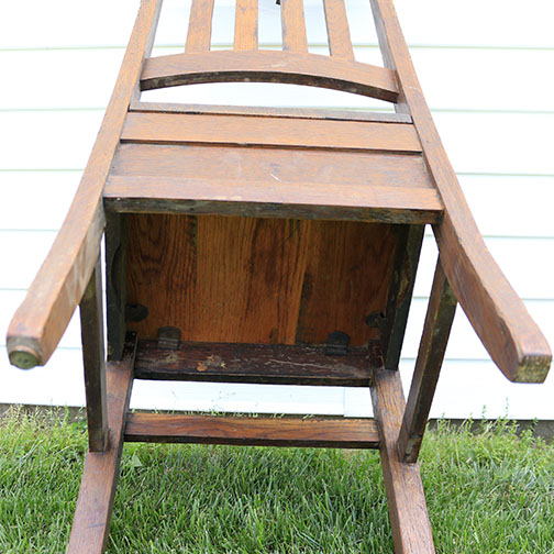 Early 20th Century Oak Chairs, Including One With an Ohio State Reformatory Label